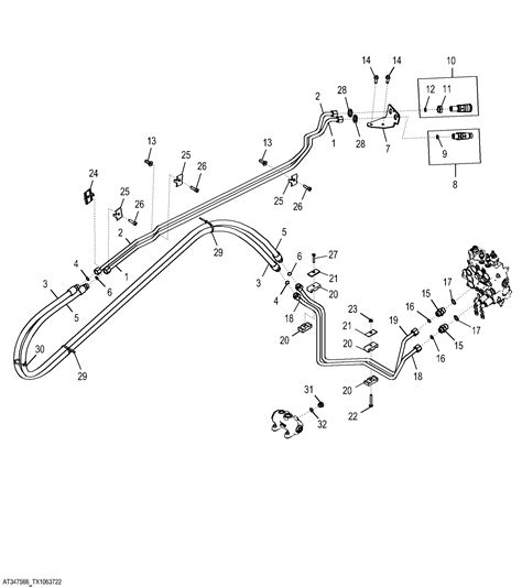 john deere skid steer 3645 hydraulic line scamatic|John Deere Parts Catalog.